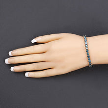Load image into Gallery viewer, 14.33 Carat Genuine Blue Diamond 14K Yellow Gold Bracelet