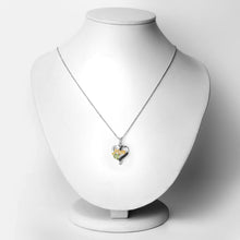 Load image into Gallery viewer, 0.49 Carat Genuine Peridot and Black Spinel .925 Sterling Silver Pendant