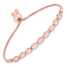 Load image into Gallery viewer, 1.35 Carat Genuine Morganite .925 Sterling Silver Bracelet