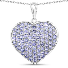 Load image into Gallery viewer, 4.86 Carat Genuine Tanzanite .925 Sterling Silver Pendant