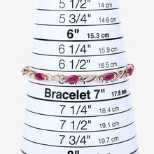 Load image into Gallery viewer, 5.00 Carat Genuine Ruby 10K Yellow Gold Bracelet