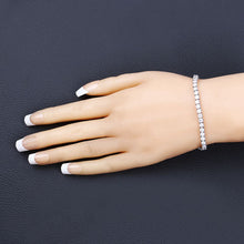 Load image into Gallery viewer, 7.00 Carat Lab Grown Diamond 14K White Gold Bracelet