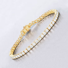 Load image into Gallery viewer, 7.00 Carat Lab Grown Diamond 14K Yellow Gold Bracelet