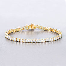 Load image into Gallery viewer, 7.00 Carat Lab Grown Diamond 14K Yellow Gold Bracelet
