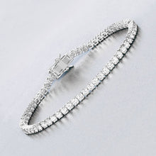 Load image into Gallery viewer, 5.10 Carat Lab Grown Diamond 14K White Gold Bracelet