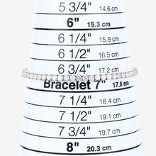 Load image into Gallery viewer, 5.10 Carat Lab Grown Diamond 14K White Gold Bracelet