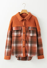 Load image into Gallery viewer, Plaid Button Up Long Sleeve Jacket Classic & Timeless Lightwear Outerwear For women and Girls