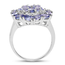 Load image into Gallery viewer, 2.92 Carat Genuine Tanzanite .925 Sterling Silver Ring