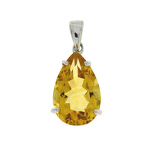 Load image into Gallery viewer, 3.80ct Citrine Fashion Pendants Sterling Silver