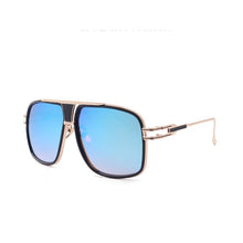 Load image into Gallery viewer, Modern Classic Oversized Men Sunglasses Luxury Brand New Glasses Square With High Quality Metal Frame and Polarized Mirror Glasses Oculos de sol With UV400 Prodection for Sun
