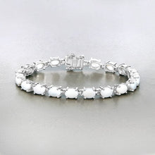 Load image into Gallery viewer, 10.26 Carat Genuine Opal .925 Sterling Silver Bracelet