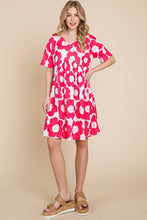 Load image into Gallery viewer, Summer Trendy Women Flower Print Ruched Dress - Trendy and Comfortable Dress for Effortless Style