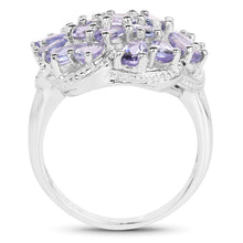 Load image into Gallery viewer, 3.35 Carat Genuine Tanzanite .925 Sterling Silver Ring