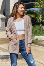 Load image into Gallery viewer, Women Full Size Teddy Hooded Jacket with Pockets Cozy Casual Jacket Comfortable Women Jacket