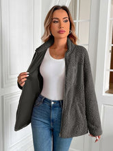 Load image into Gallery viewer, Winter Warm Zip Up Long Sleeve Jacket Fuzzy Cozy & Stylish Jacket Cold-Weather Essential Outdoor Jacket