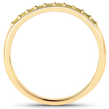 Load image into Gallery viewer, 0.27 Carat Genuine Yellow Diamond 14K Yellow Gold Ring (SI1-SI2)