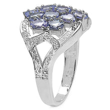 Load image into Gallery viewer, 2.38 Carat Genuine Tanzanite .925 Sterling Silver Ring