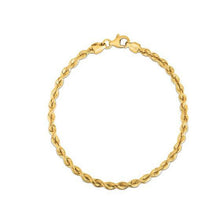 Load image into Gallery viewer, Silk Rope Chain Bracelet in 14k Yellow Gold (3.00 mm)