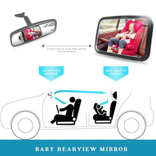 Load image into Gallery viewer, Baby Car Rearview Mirror
