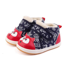 Load image into Gallery viewer, Baby cotton shoes color matching baby soft sole