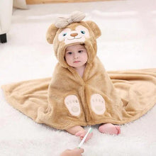 Load image into Gallery viewer, Baby Cute Princess Pink Cartoon Soft Bath Towels For Babies Unique Design Baby Hooded Bathrobe Towels For Infant And Toddler