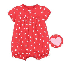 Load image into Gallery viewer, Baby Girl Clothes One-Piece Jumpsuits Baby Clothing Cotton Short Romper Infant Girl Clothes