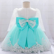 Load image into Gallery viewer, Baby Girls' Basic Christening Floral Dress
