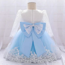 Load image into Gallery viewer, Baby Girls' Basic Christening Floral Dress