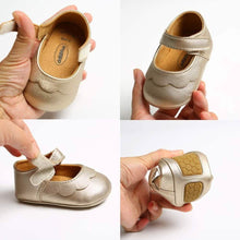 Load image into Gallery viewer, Baby Girls Mary Jane Flats Non-Slip Toddler First Walkers Princess Dress Shoes