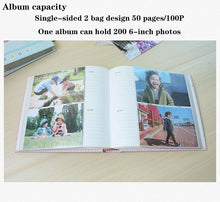 Load image into Gallery viewer, Baby Growth Commemorative Album Kindergarten Graduation Gift Postcard Storage Birthday 6-inch Photo Album 200 Sheets Home Decor House Decoration DIY Memorable Gifts For Loved Ones