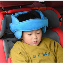Load image into Gallery viewer, Baby Kids Adjustable Safety Car Seat pillow Head Support Fixed Soft Sleeping Pillows Neck Protection Headrest Sleep Positioners Child Head Support for Car Seats Safe Comfortable Head & Neck Pillow Support Solution for Front Facing Car Seats