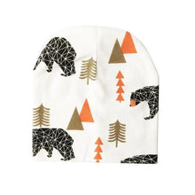 Load image into Gallery viewer, Baby Knit Cotton Cartoon Printed Baby Caps For Boys And Girls For Autumn And Winter Soft And Warm Cap