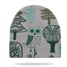 Load image into Gallery viewer, Baby Knit Cotton Cartoon Printed Baby Caps For Boys And Girls For Autumn And Winter Soft And Warm Cap