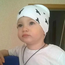 Load image into Gallery viewer, Baby Knit Cotton Cartoon Printed Baby Caps For Boys And Girls For Autumn And Winter Soft And Warm Cap