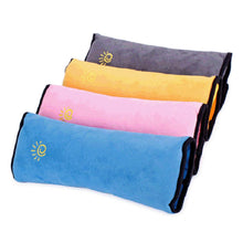 Load image into Gallery viewer, Baby Pillow Car Safety Belt & Seat Sleep Positioner Seat Belt Cover for Kids Toddler Travel Seatbelt Pillow for Booster Seat in Car Baby Car Seat Head Neck Shoulder Support Protect Shoulder Pad Adjust Vehicle Seat Cushion for Childs Kids Playpens
