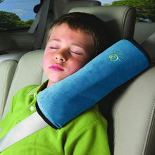 Load image into Gallery viewer, Baby Pillow Car Safety Belt & Seat Sleep Positioner Seat Belt Cover for Kids Toddler Travel Seatbelt Pillow for Booster Seat in Car Baby Car Seat Head Neck Shoulder Support Protect Shoulder Pad Adjust Vehicle Seat Cushion for Childs Kids Playpens