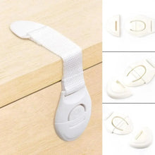 Load image into Gallery viewer, Baby Safety Lock Children Cabinet Drawer Door Fridge Blockers Plastic Lock For Kids Safety Protection Cover