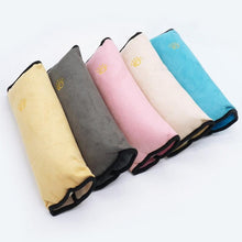 Load image into Gallery viewer, Baby Seat Belt Cover Safe Seat Belts Pillow Pad Car Belt Extender for Stroller and Car Seat Premium Seat Belt Cover Seat Belt Adjuster Headrest Hooks Car seat Strap Covers Seat Belt Pillow, Seat Belt Adjuster for Kids, Seat Belt Cushion for Kid