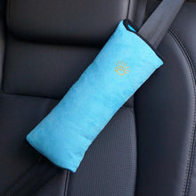 Load image into Gallery viewer, Baby Seat Belt Cover Safe Seat Belts Pillow Pad Car Belt Extender for Stroller and Car Seat Premium Seat Belt Cover Seat Belt Adjuster Headrest Hooks Car seat Strap Covers Seat Belt Pillow, Seat Belt Adjuster for Kids, Seat Belt Cushion for Kid