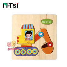 Load image into Gallery viewer, Baby Wooden Puzzle Toys for Toddlers Developing Educational Kids Toys For Children Game Cartoon Animal Gift 3 Years