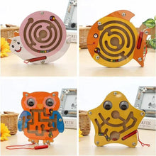 Load image into Gallery viewer, Baby Wooden Toy for Children Magnetic Maze Balance Board Wood game , Maze Puzzle baby Toys 0-12Months