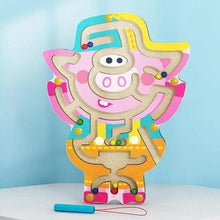 Load image into Gallery viewer, Baby Wooden Toy for Children Magnetic Maze Balance Board Wood game , Maze Puzzle baby Toys 0-12Months
