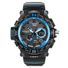Load image into Gallery viewer, New Luxury Sport Watch With Dual Display LED Digital Analog Electronic Quartz Display and Waterproof 30M protection