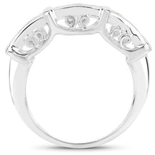 Load image into Gallery viewer, 1.08 Carat Genuine Multi Sapphire .925 Sterling Silver Ring