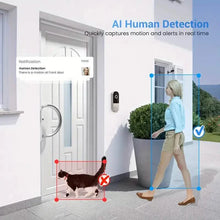 Load image into Gallery viewer, 1080P HD Smart Doorbell Camera with AI Detection & Night Vision