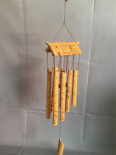 Load image into Gallery viewer, Bamboo Wind Chimes Pendant Balcony Outdoor Yard Garden Home Handmade Craft Wind Chimes With Rotating Hook Outdoor Decor Wind Chimes for Garden Patio Yard Home Antique Tubes Bell Handmade Wind Chime Wall Hanging Crafts Gift