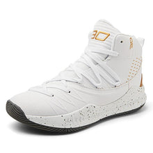 Load image into Gallery viewer, Basketball Black White Ankle Boots Mens Shoes Cushioning White Training Breathable Outdoor High Quality Sports Mens Sneakers Non Slip Outdoor Sneakers Cushioning Workout Sport Design