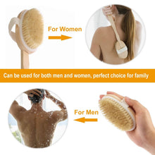 Load image into Gallery viewer, Bath Brush 15" Shower Body Back Scrubber