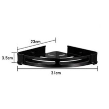 Load image into Gallery viewer, Bathroom Shelf Space Aluminum Wall Mount Triangle Shower Corner Storage Rack