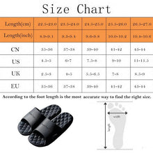 Load image into Gallery viewer, Bathroom Shower Slippers For Women Summer Soft Sole High Quality Beach Casual Shoes Indoor Home House Pool Slipper House Slipper Massage Cloud Spa Slippers Shower Slide Sandal Summer Anti-Slip Slippers For Indoor Outdoor